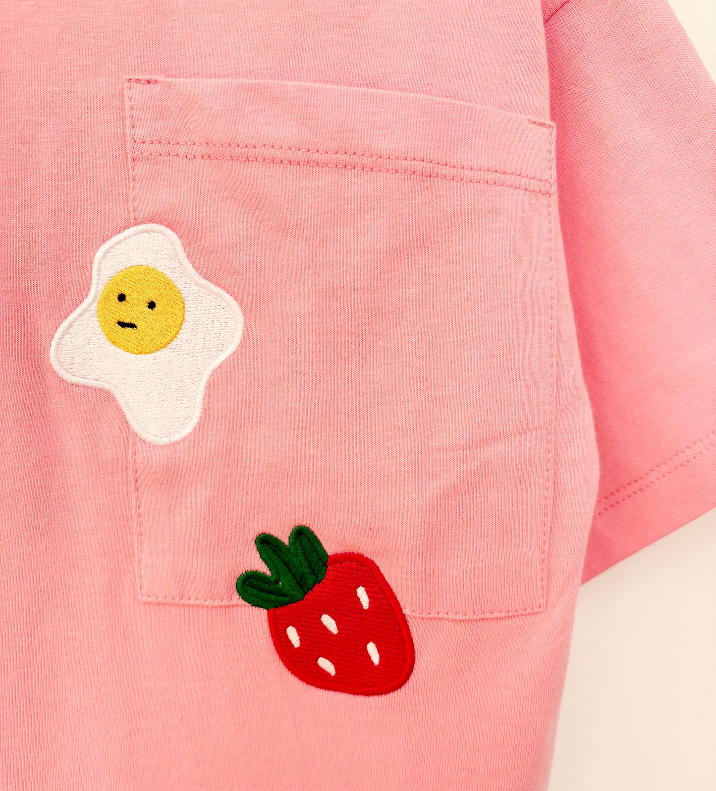 Kids Pocket embroidered Tee | Banana Berry Design | Ireland