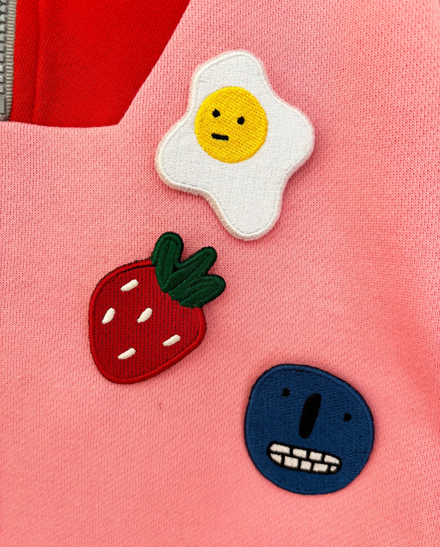 Velcro Patch Sweater | Banana Berry Design | Ireland