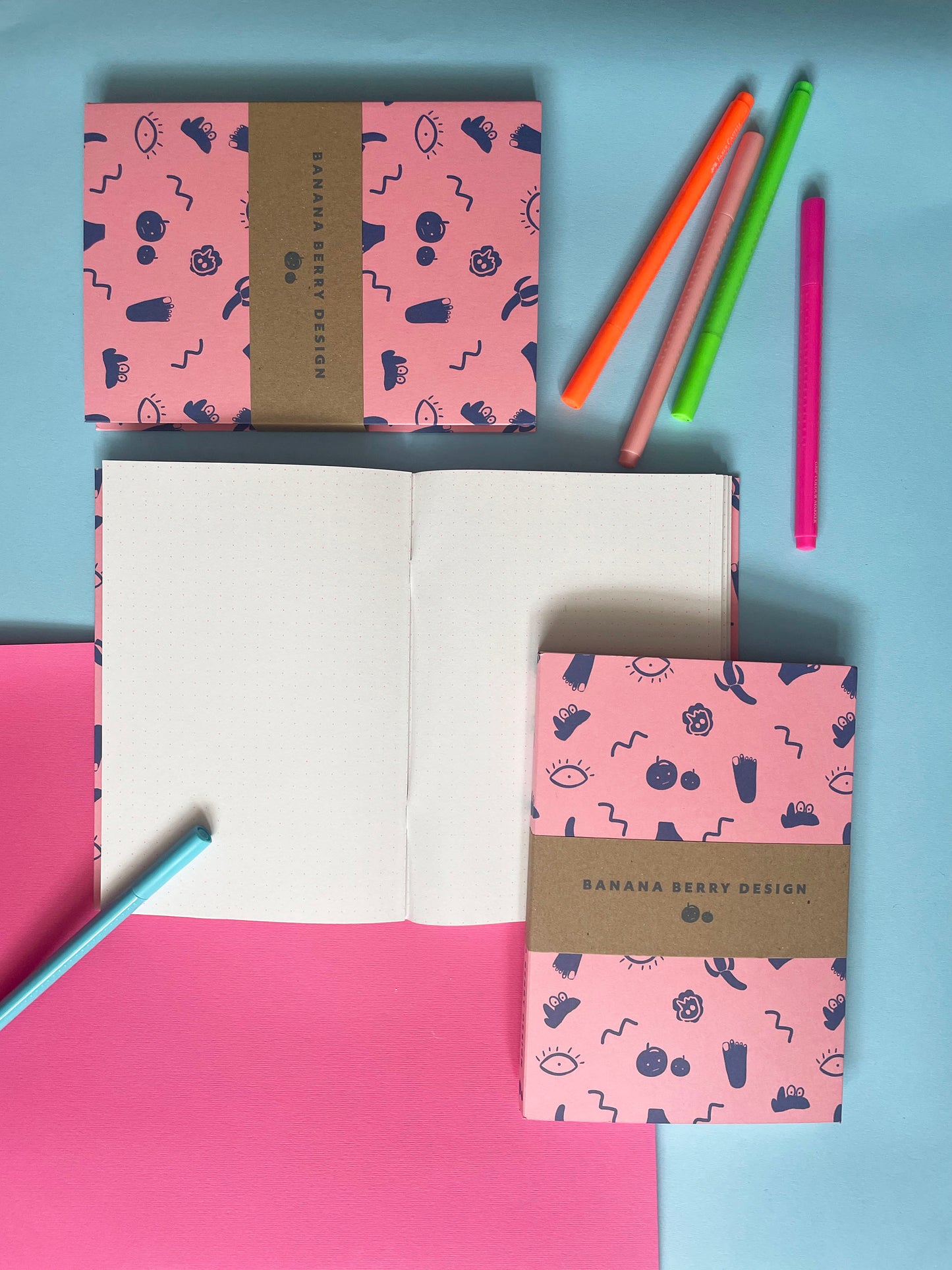 Banana Berry Notebook