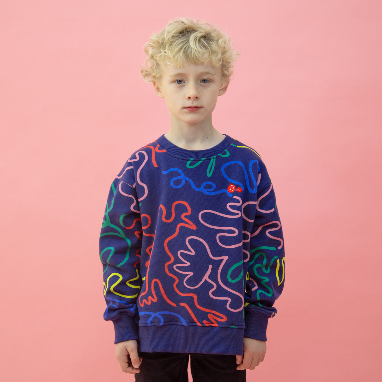 Kids Squiggle sweat | Irish Designer | Banana Berry Design