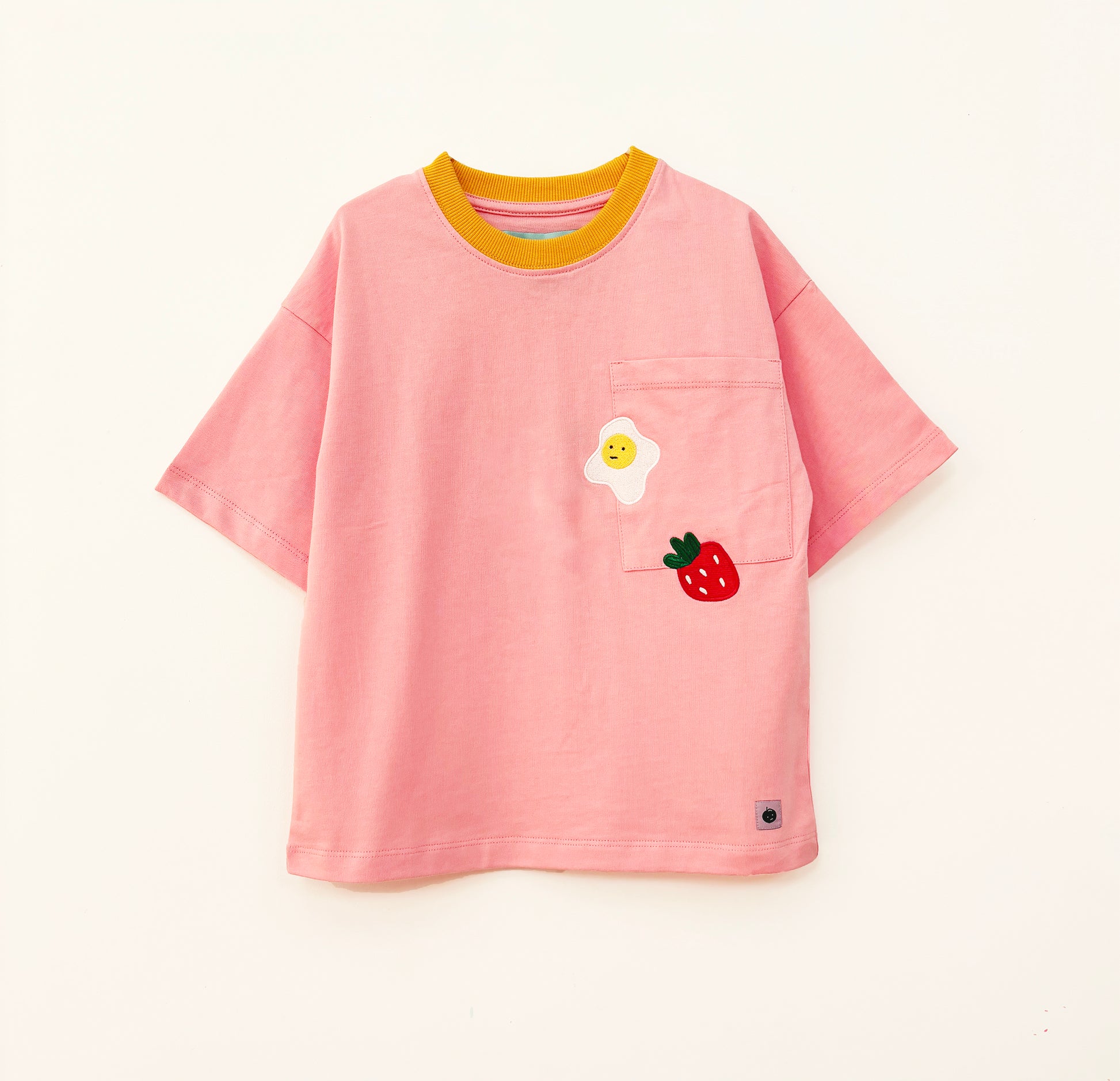 Kids Pocket embroidered Tee | Banana Berry Design | Ireland